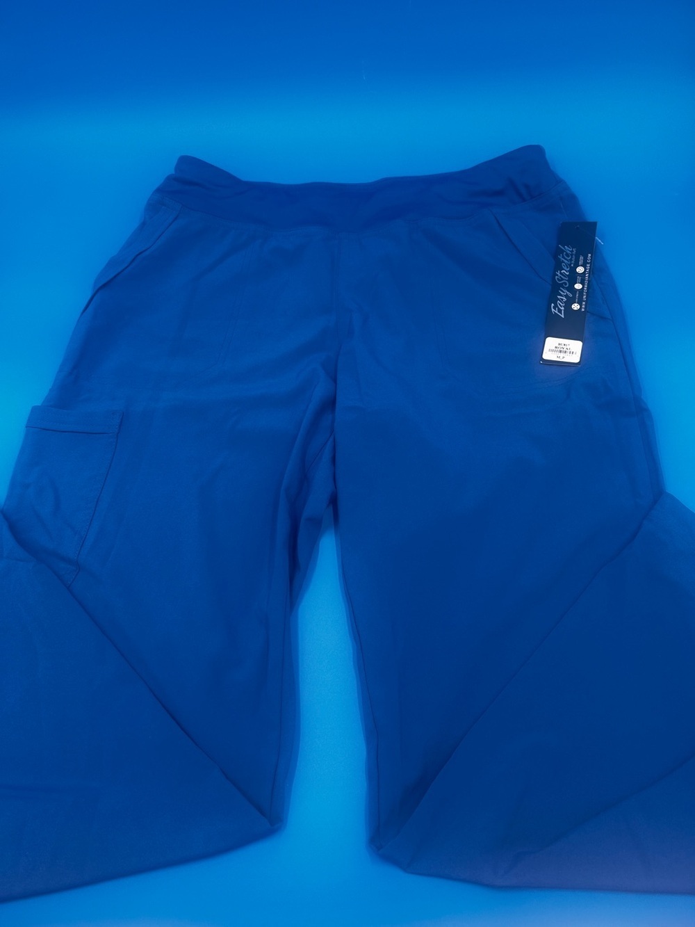 Easy Stretch Women's Track (Scrub)Pants - Blue